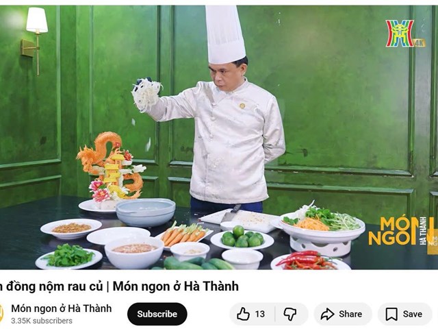 Tôm đồng nộm rau củ